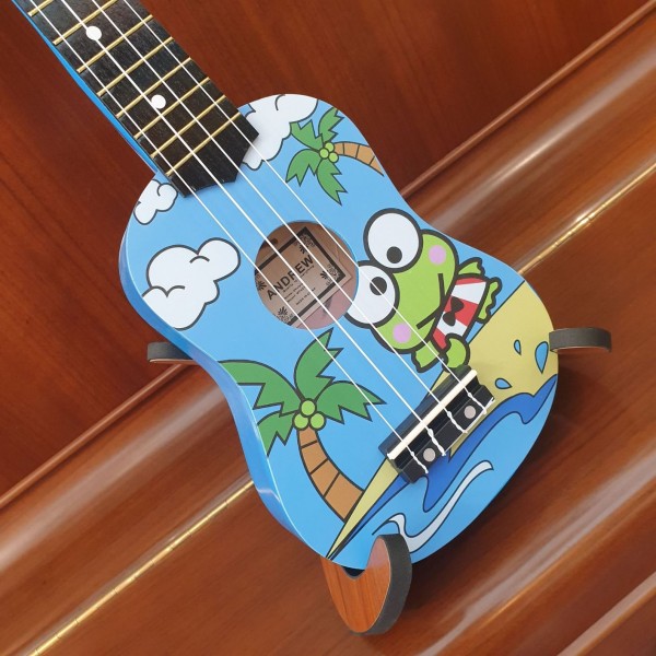 Đàn Ukulele Sorpano Hình Màu - Ếch-Xanh