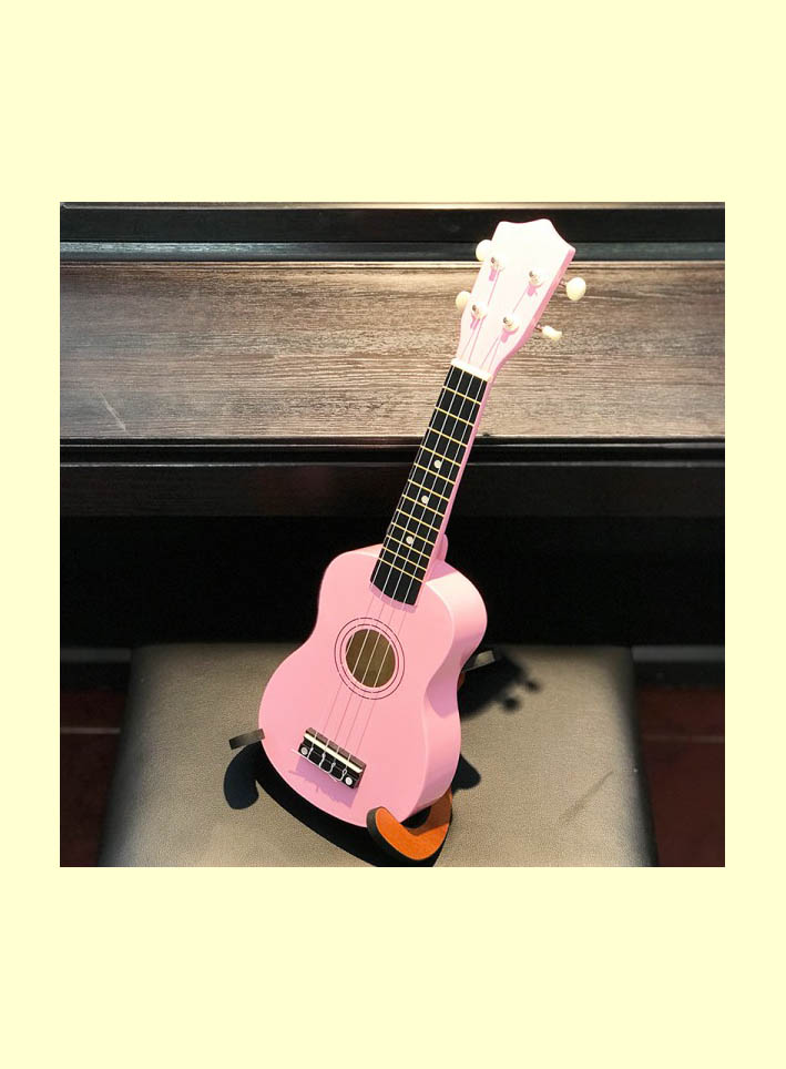 Đàn Ukulele Soprano 21inch Hồng Phấn