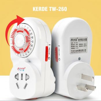 Ổ Cắm Hẹn Giờ Thông Minh Kerde TW-260 (Cơ)