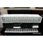 Khăn Phủ Đàn Piano Ren Trắng AZS-KPD 006