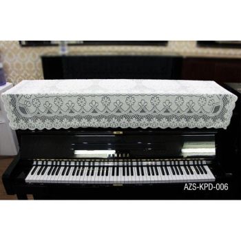 Khăn Phủ Đàn Piano Ren Trắng AZS-KPD 006