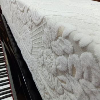 Khăn Phủ Đàn Piano Ren Trắng AZS-KPD 014