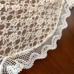 Khăn Phủ Đàn Piano Ren Vàng