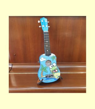 Đàn Ukulele Sorpano Hình Màu - Ếch-Xanh