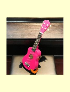 Đàn Ukulele Soprano 21inch Hồng