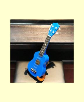 Đàn Ukulele Soprano 21inch Xanh Dương
