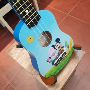 Đàn Ukulele Sorpano - Mickey Mouse-Xanh